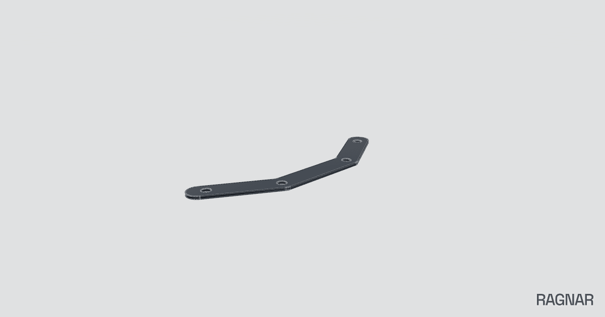 Perforated flat bar