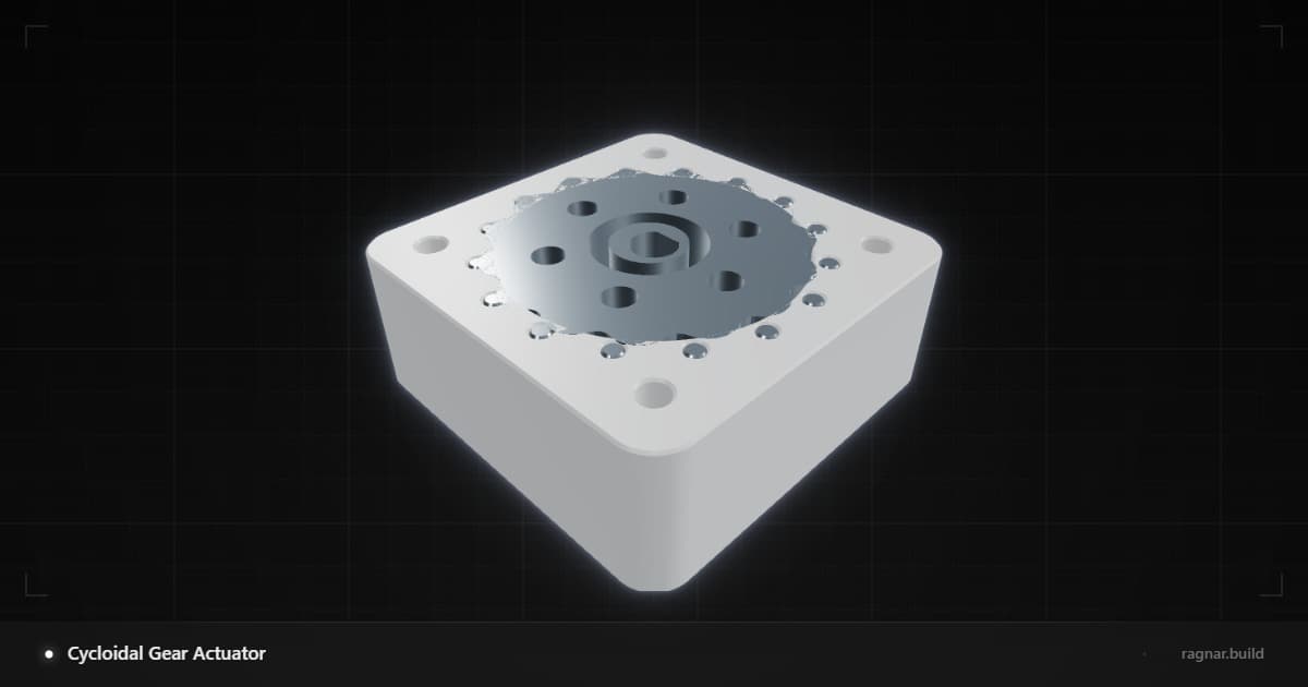 Cycloidal Gear Actuator