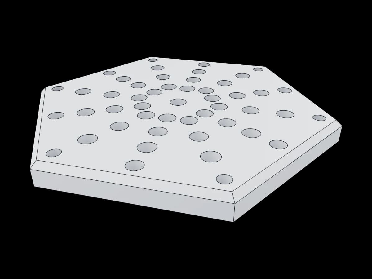 Hexagonal Perforated Plate