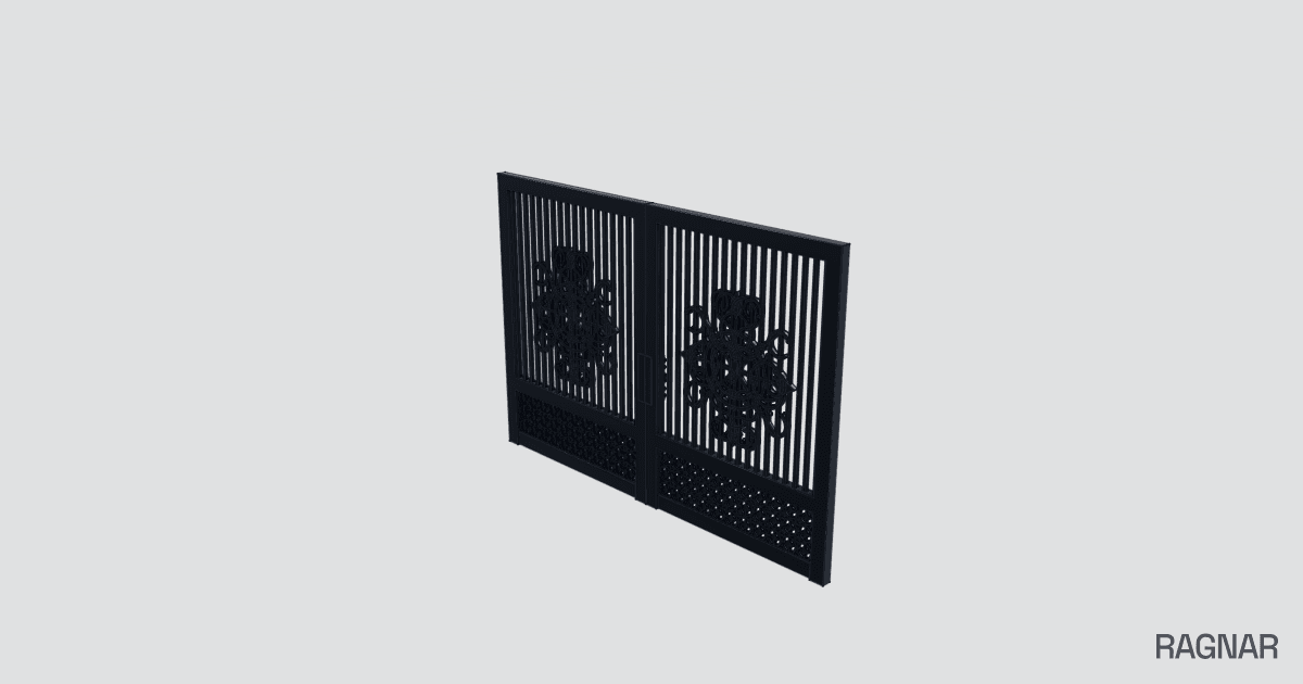 Front elevation model