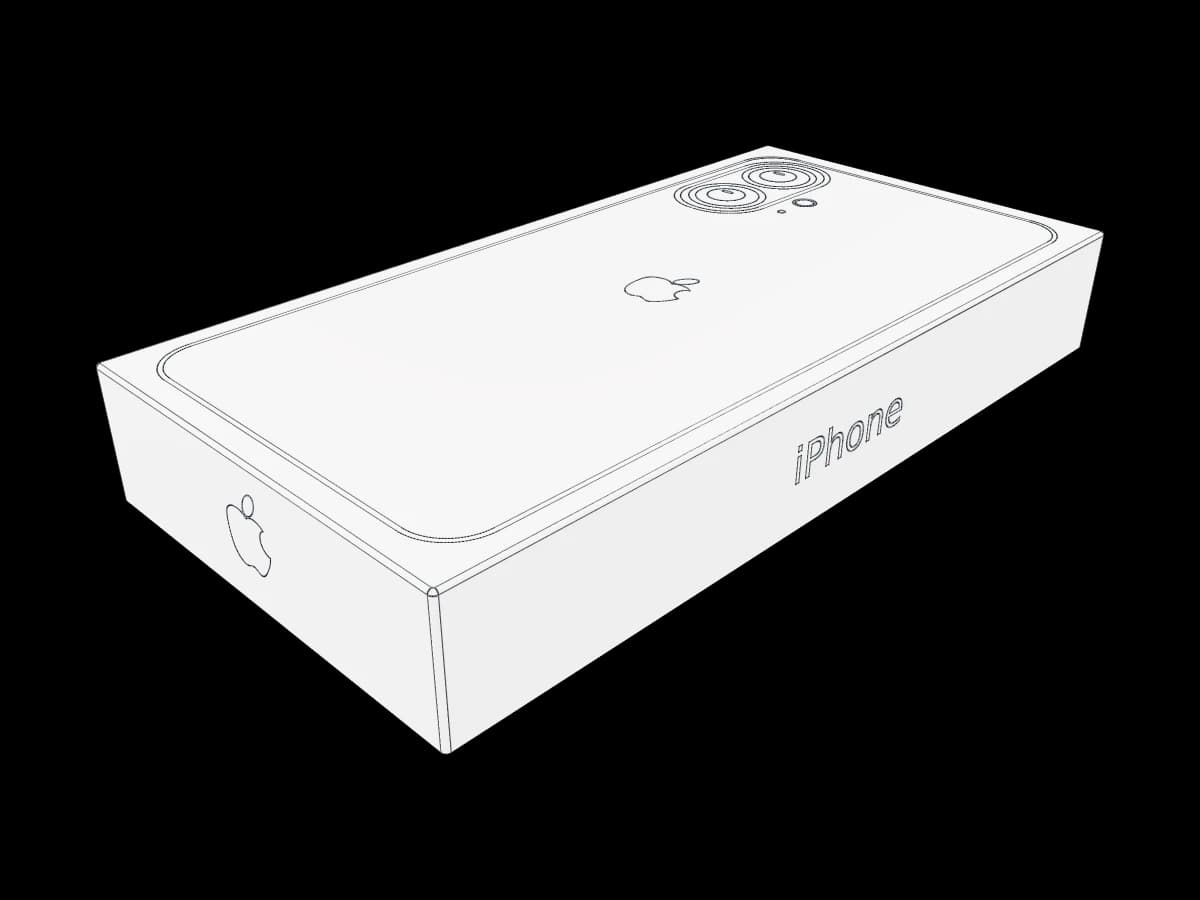Folded Smartphone Box Lid
