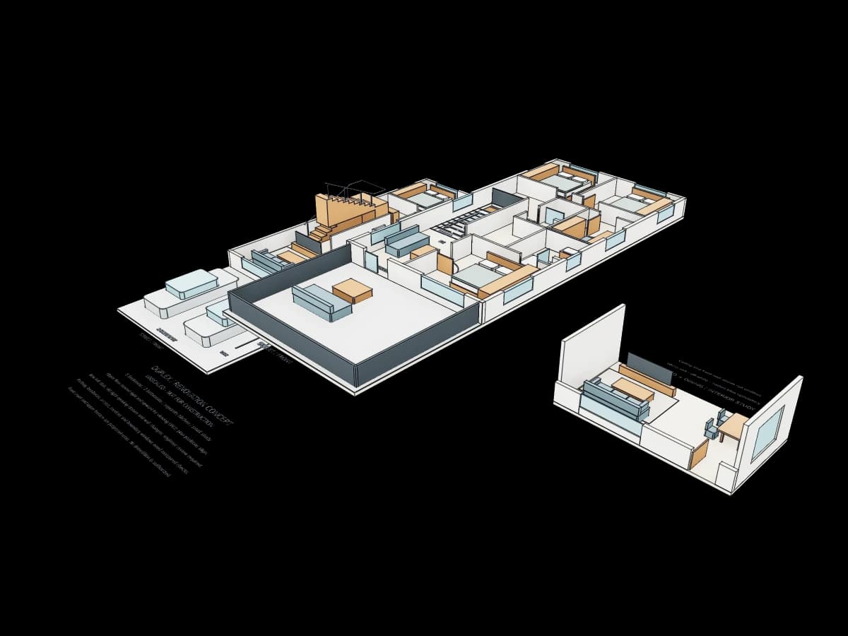 Modern Duplex House