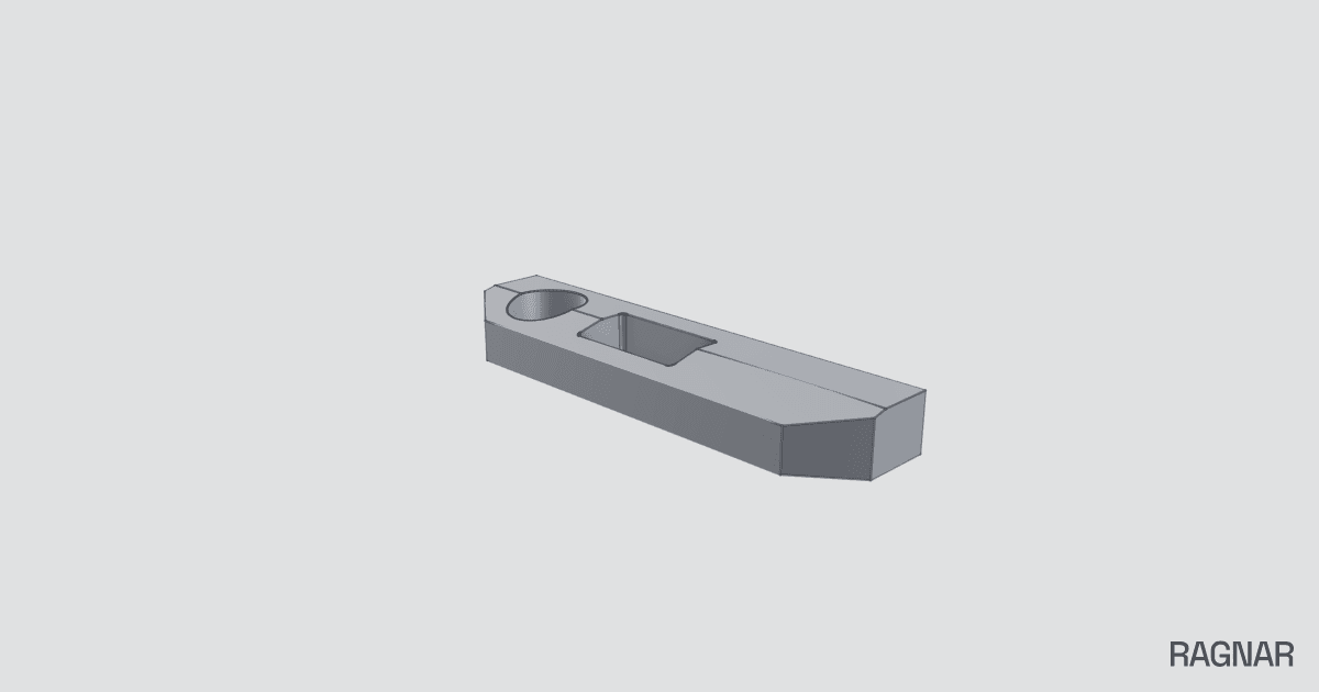 Mechanical plate with slots