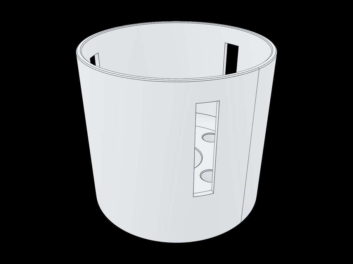 Cylindrical Motor Mount