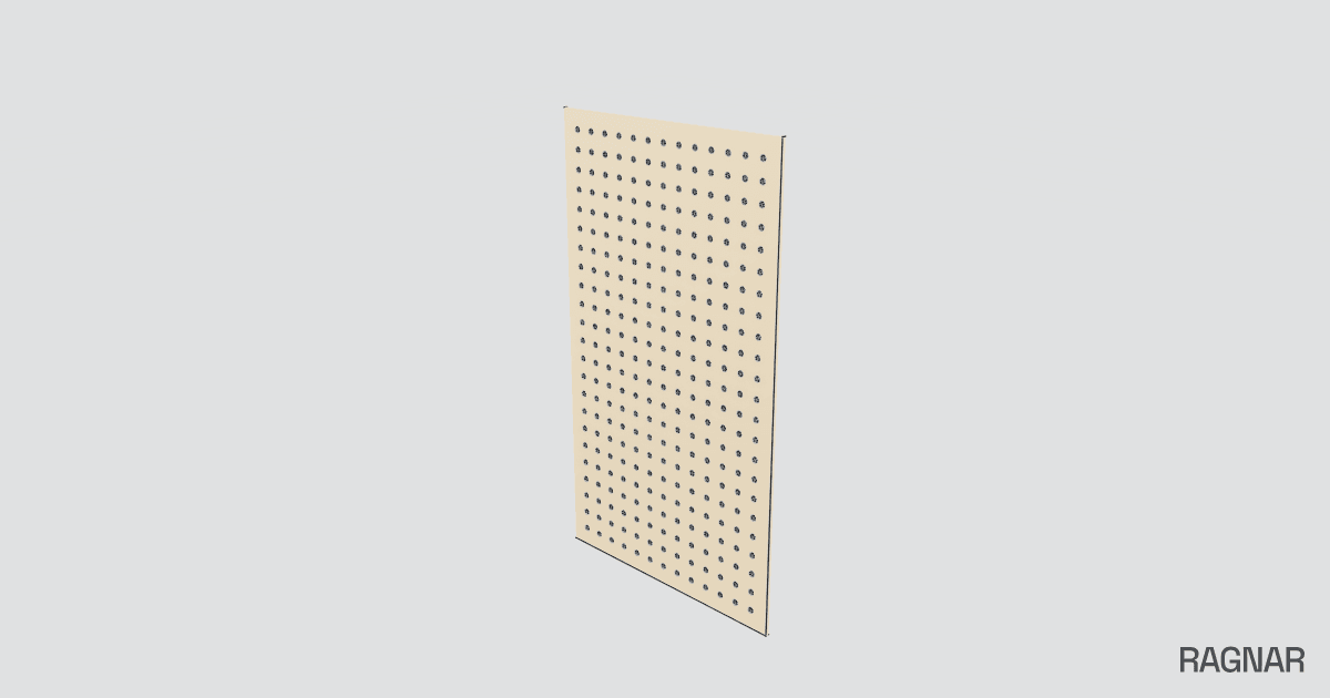 Custom pegboard
