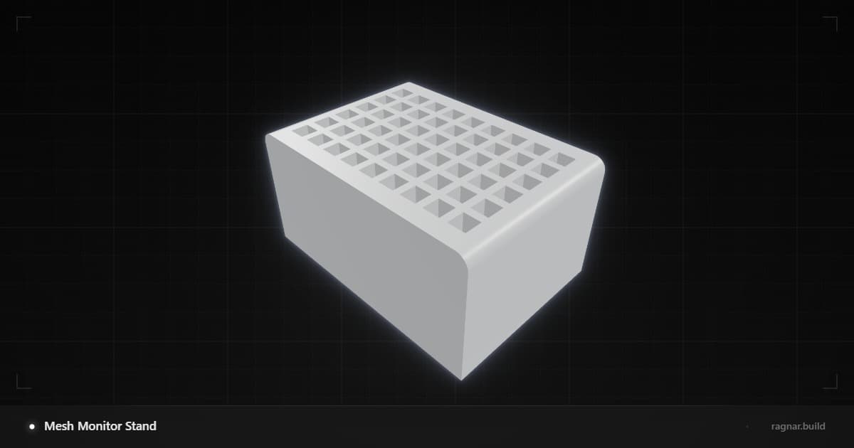 Mesh Monitor Stand