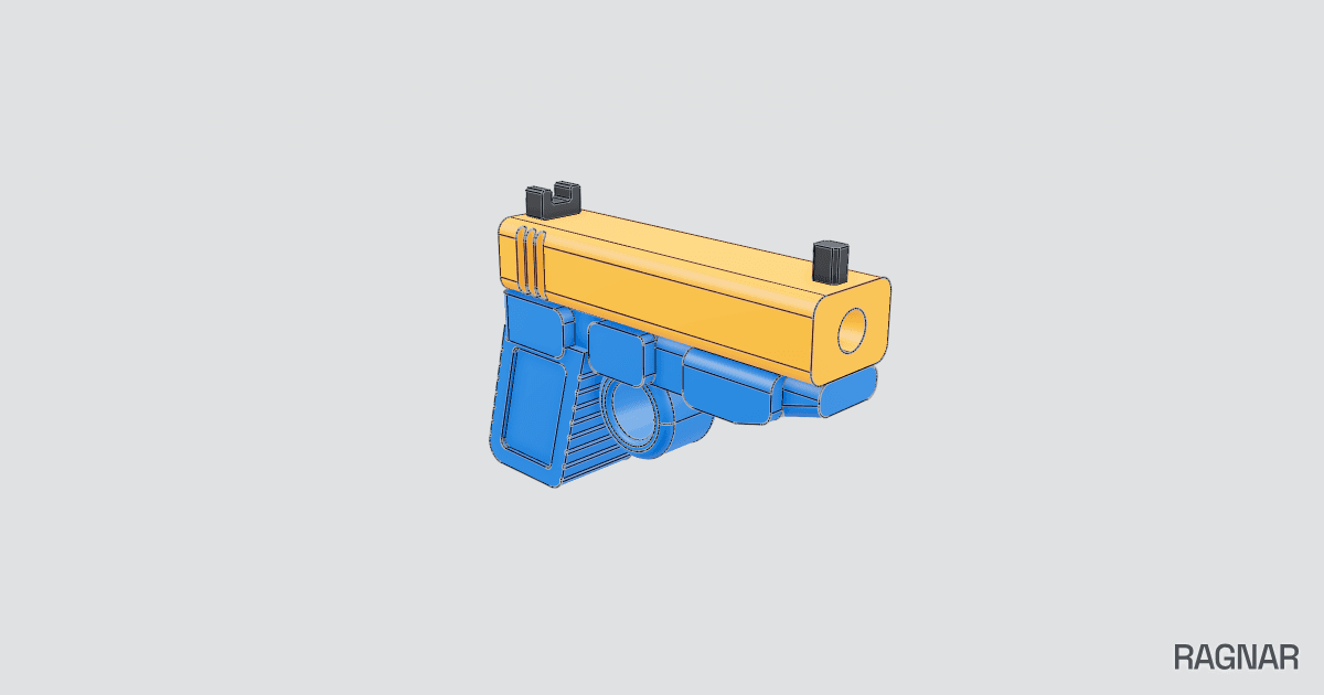 Toy Pistol Model