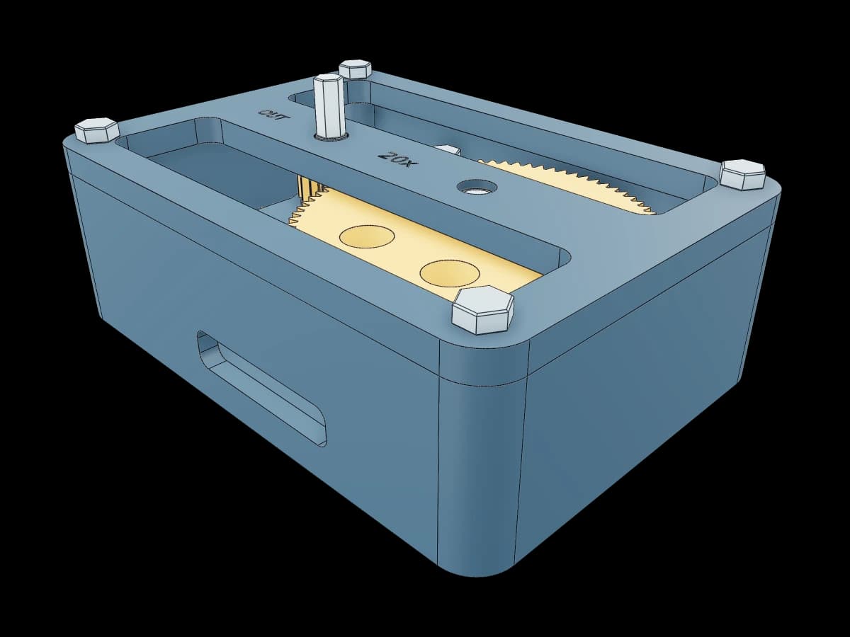 Compact Speed Increaser Gearbox