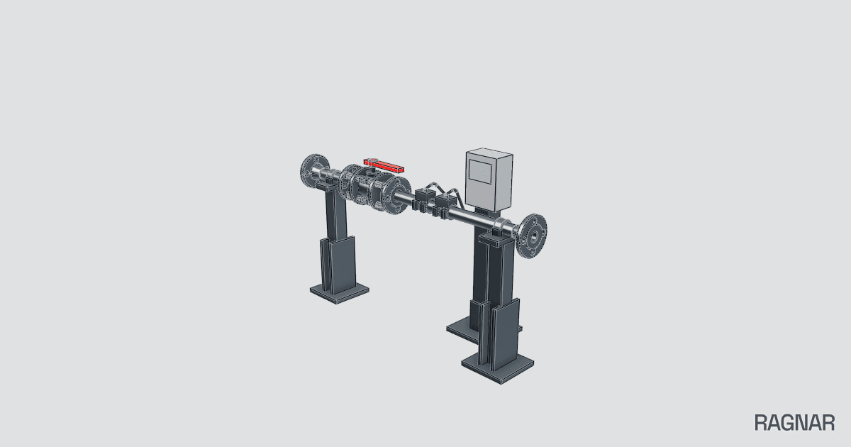 Flow transmitter piping