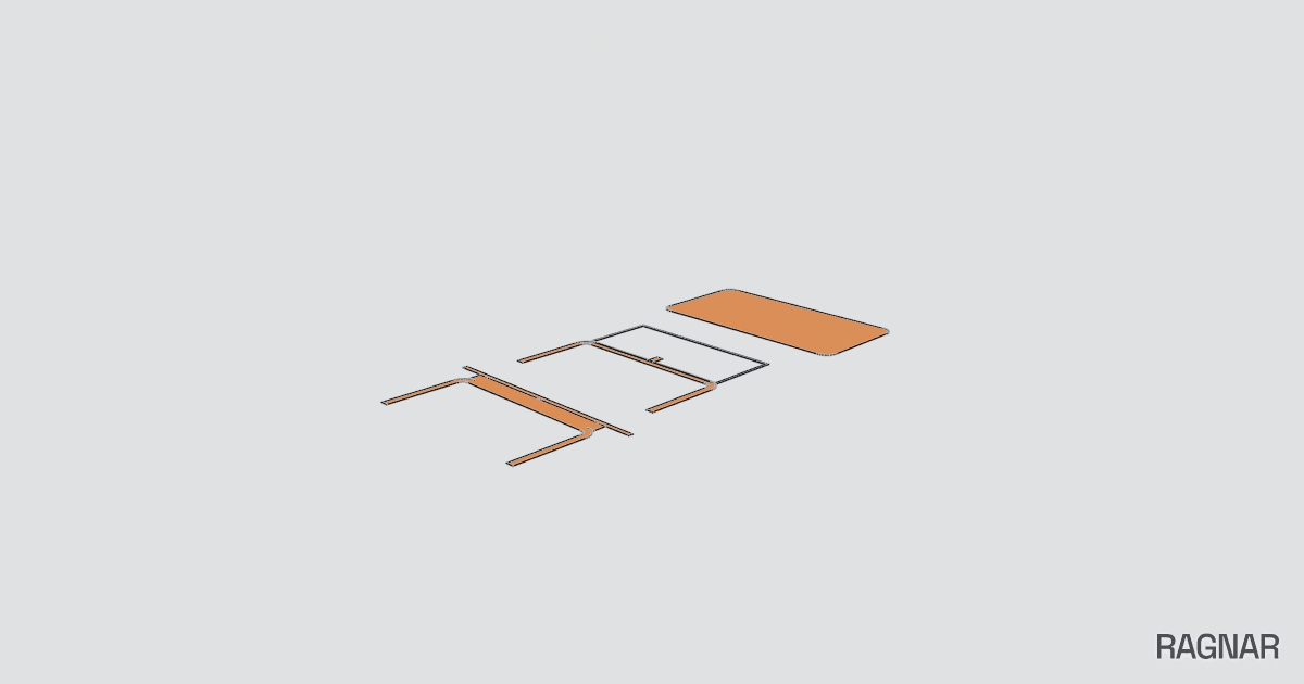 Wooden dining table