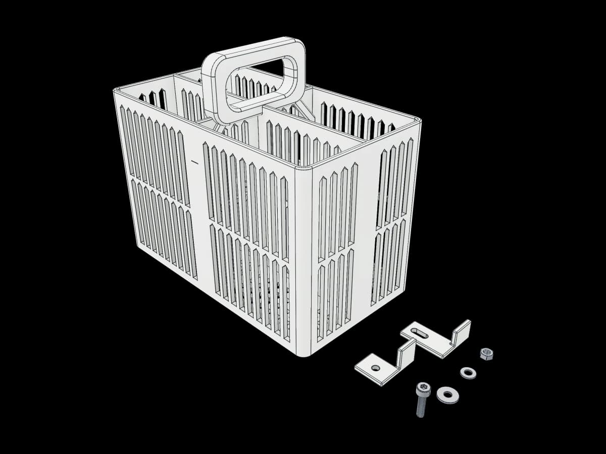 Minimalist Cutlery Insert Basket