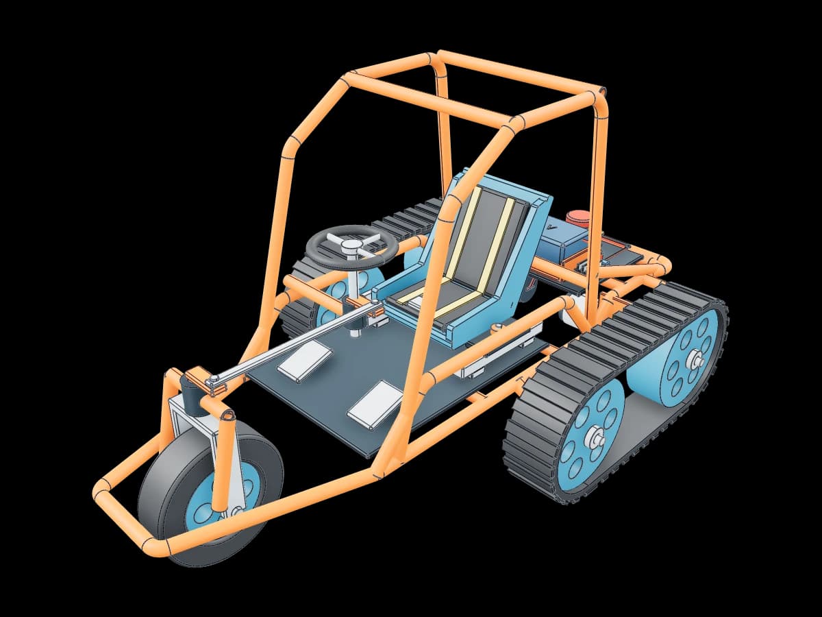 Tracked Drift Kart