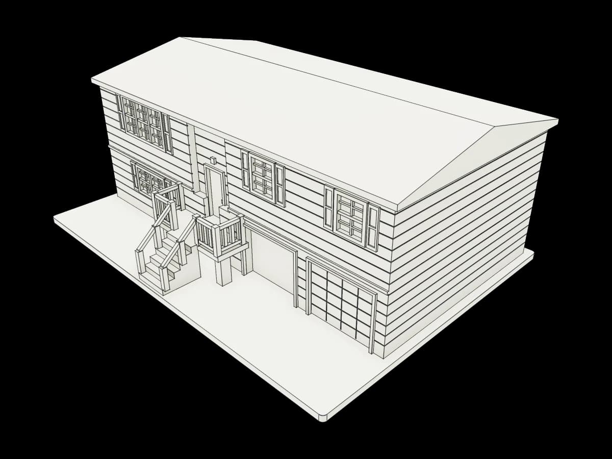 Split-Level House Miniature | Ragnar Gallery
