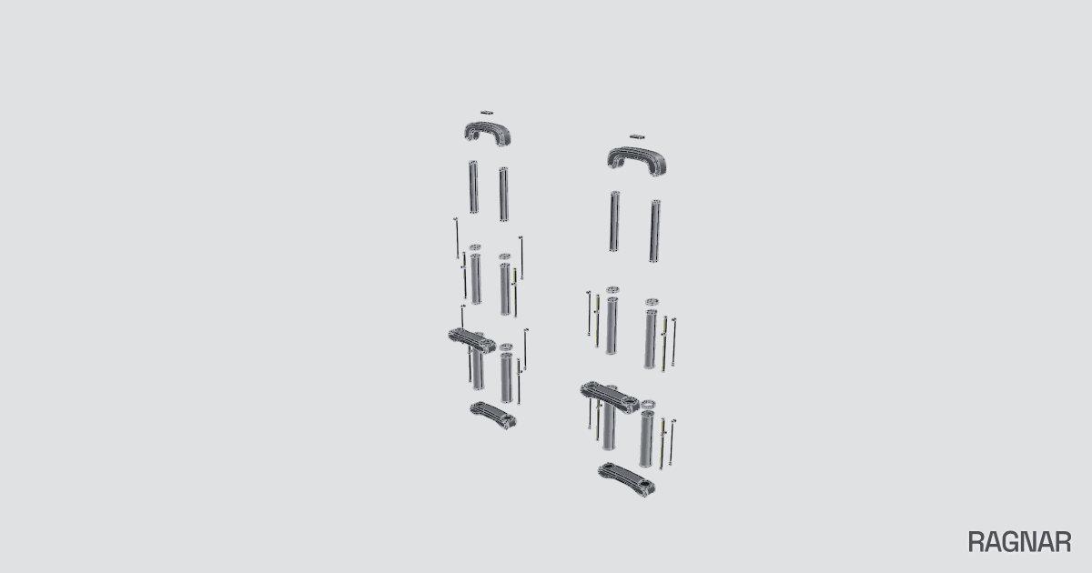 Suitcase telescopic handle