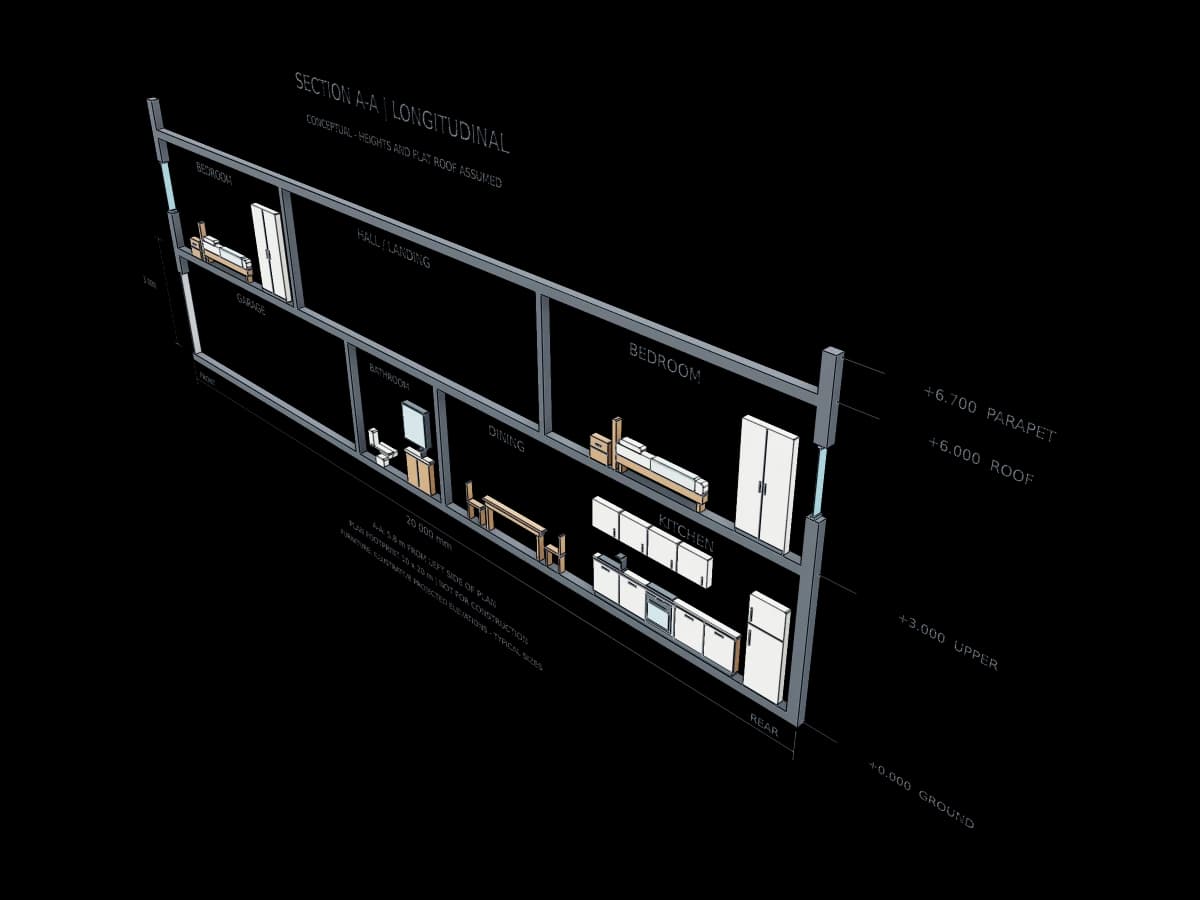Residential House Section