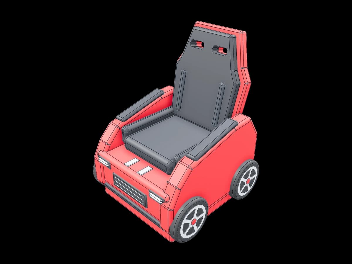Car Shaped Chair