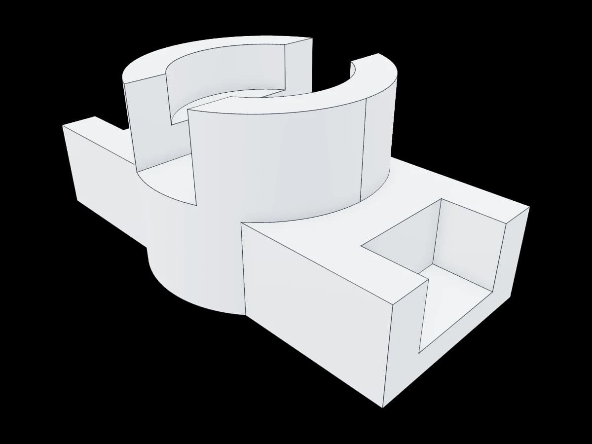 Slotted Cylindrical Support