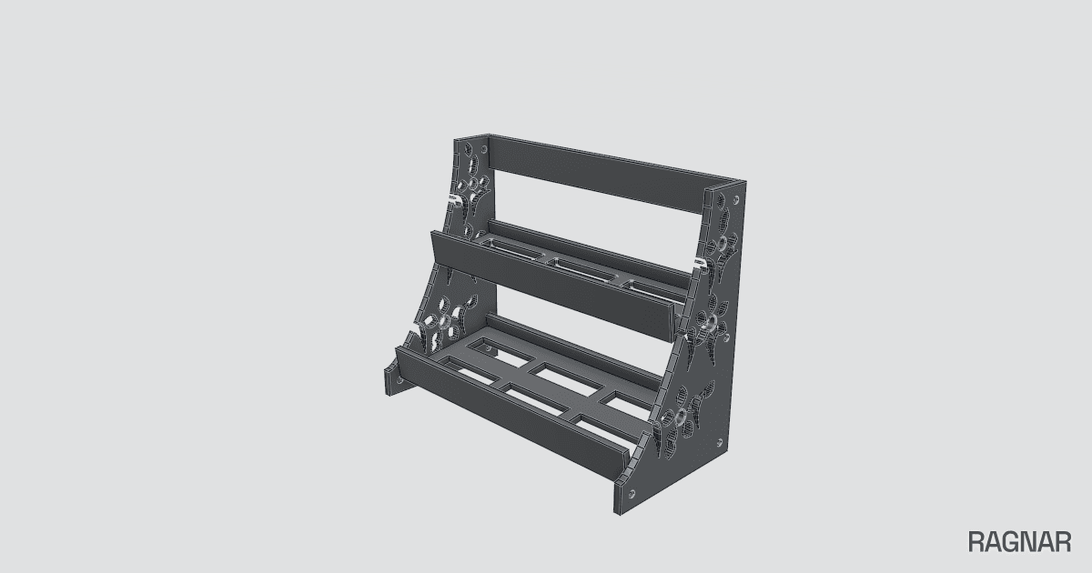 Ornate Desktop Spice Rack
