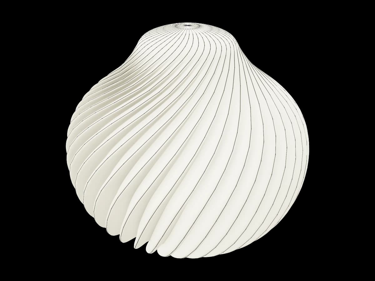 Spiral Groove Candle