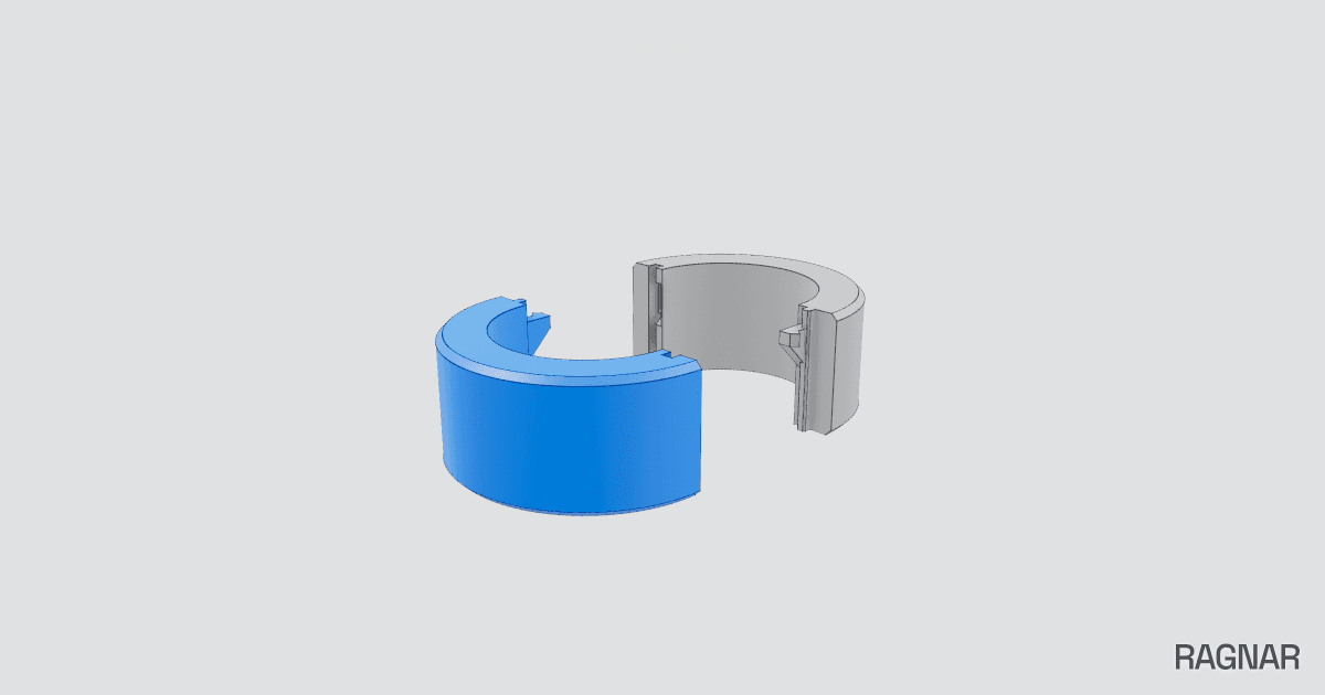 Split pipe insert