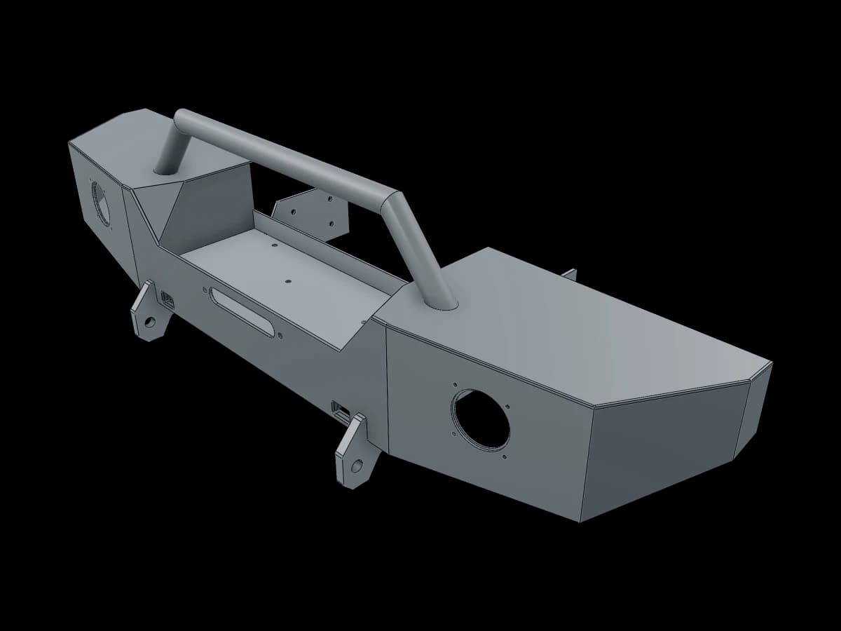 Mitsubishi L200 Winch Bumper