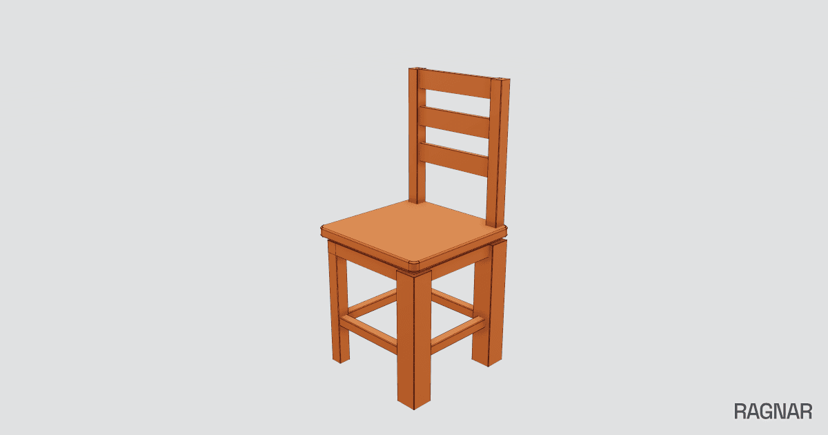 Wooden chair