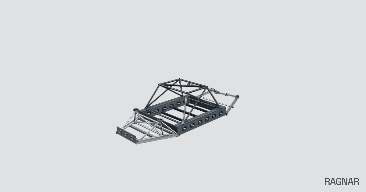 Off-road vehicle chassis