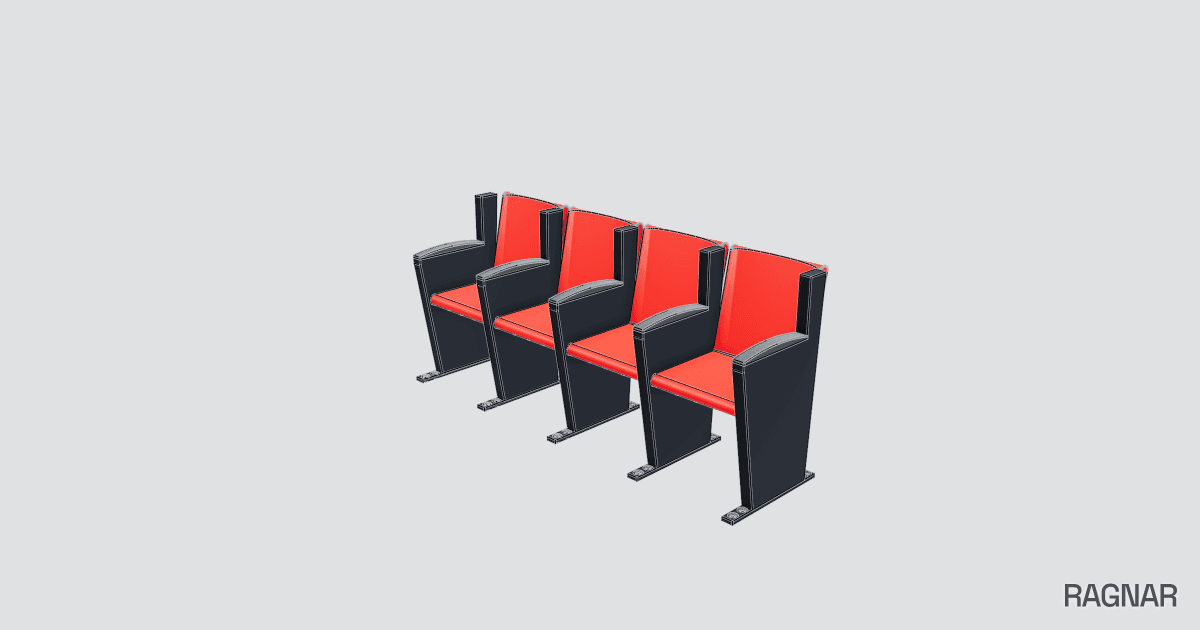 Auditorium seating row