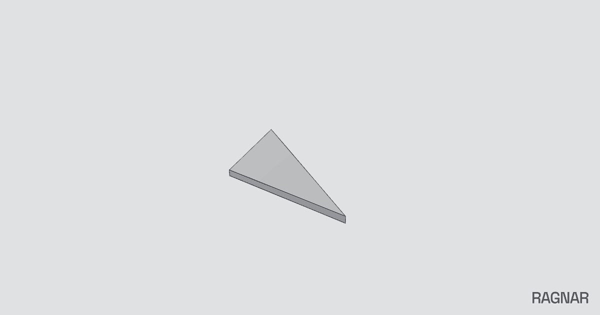 Obtuse Triangle Plate