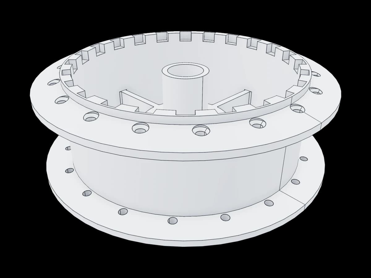 Industrial Drum Flange