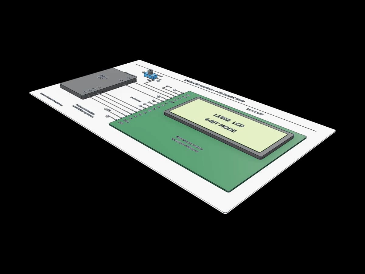 LCD Interface Wiring Diagram