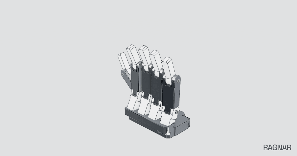 Mechanical jointed finger