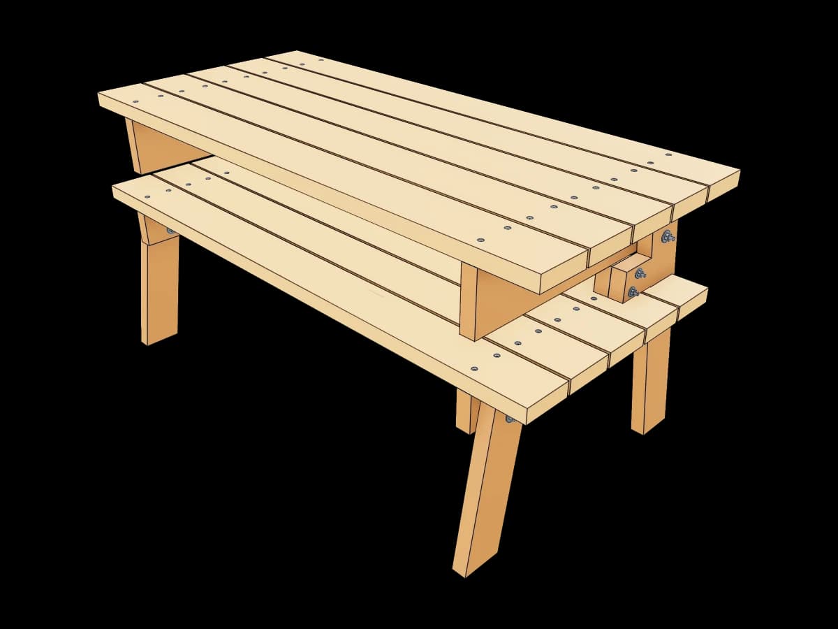 Convertible Picnic Table Bench