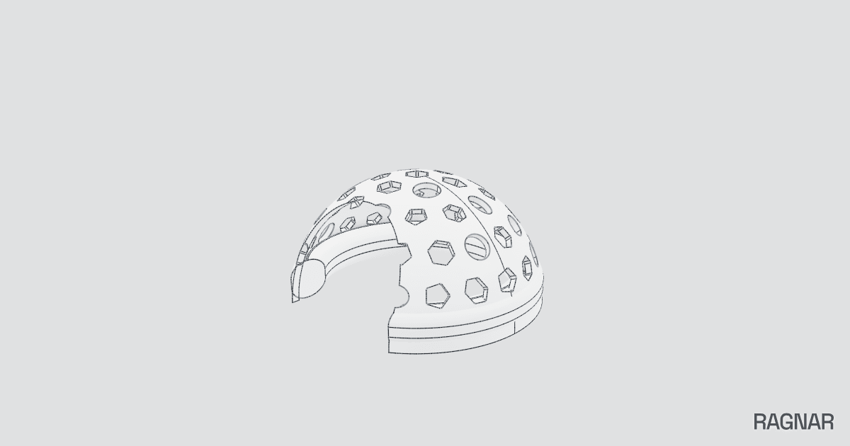 Voronoi Cellular Dome