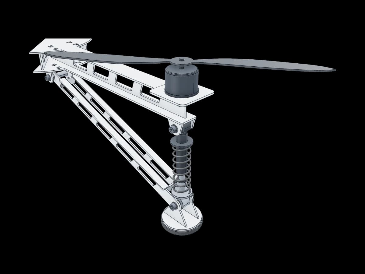 Segmented Aluminum Drone Base