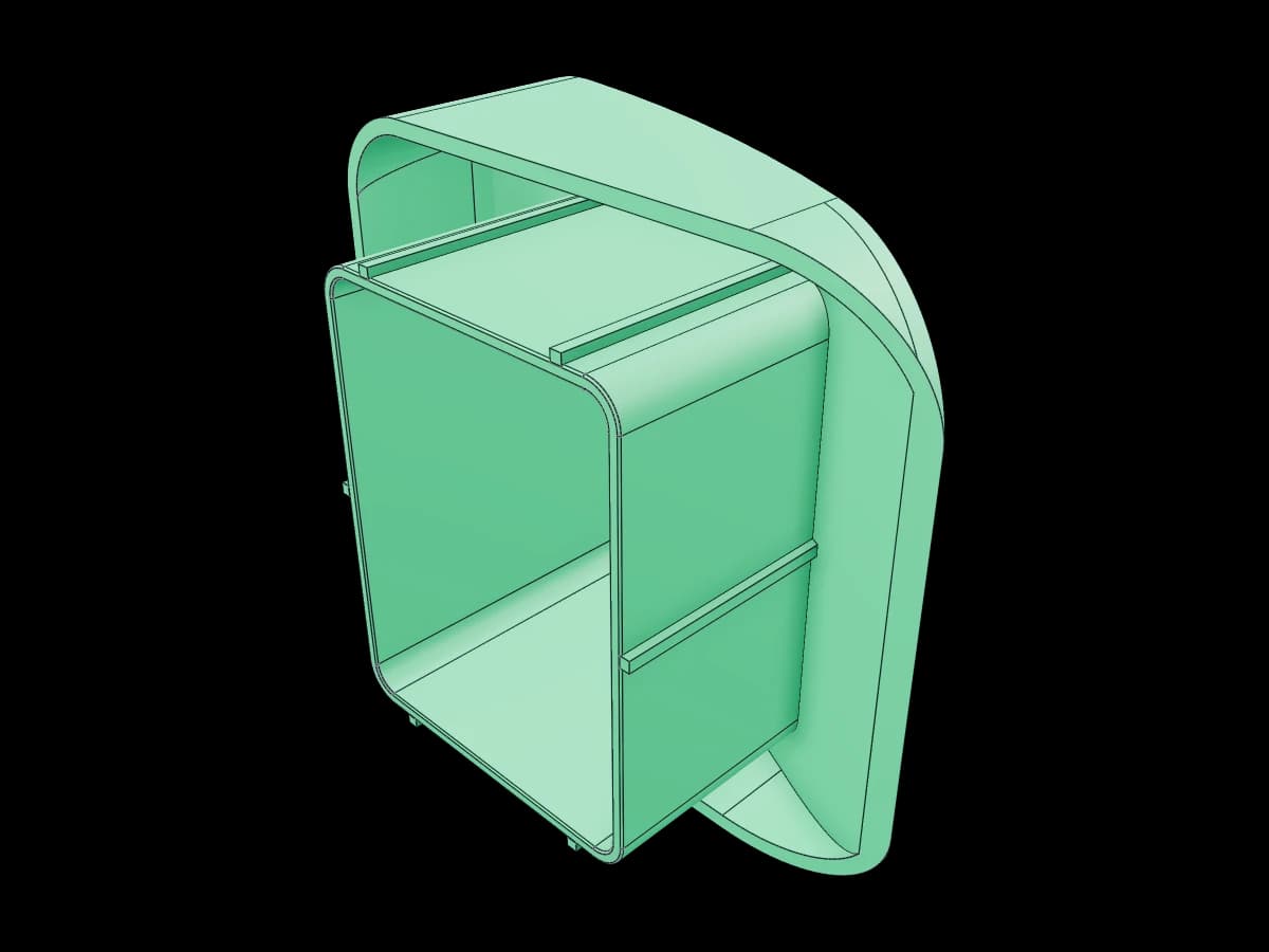 Curved Recessed Housing