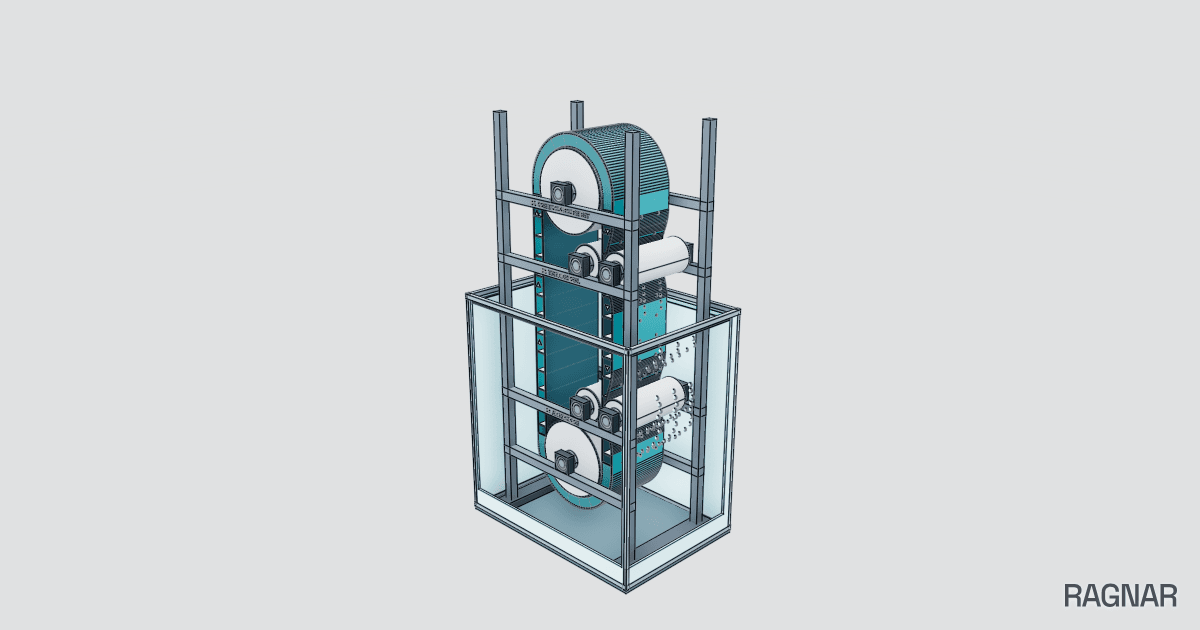 Flexible Double-Belt Aerator