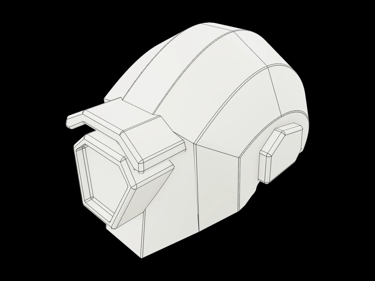Miniature Helmet With Antennae