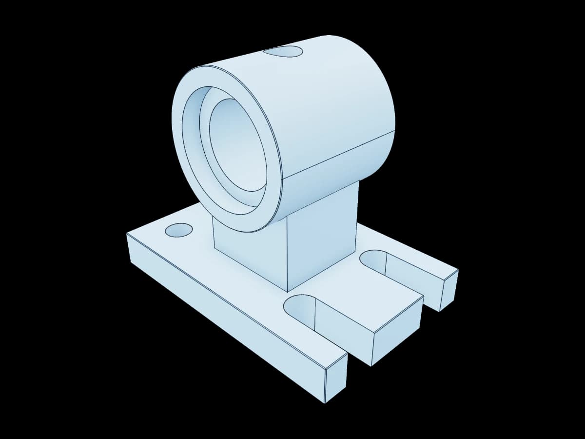 Machined Bearing Support | Ragnar Gallery