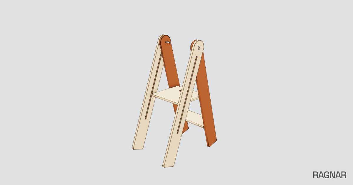 Wooden Step Stool