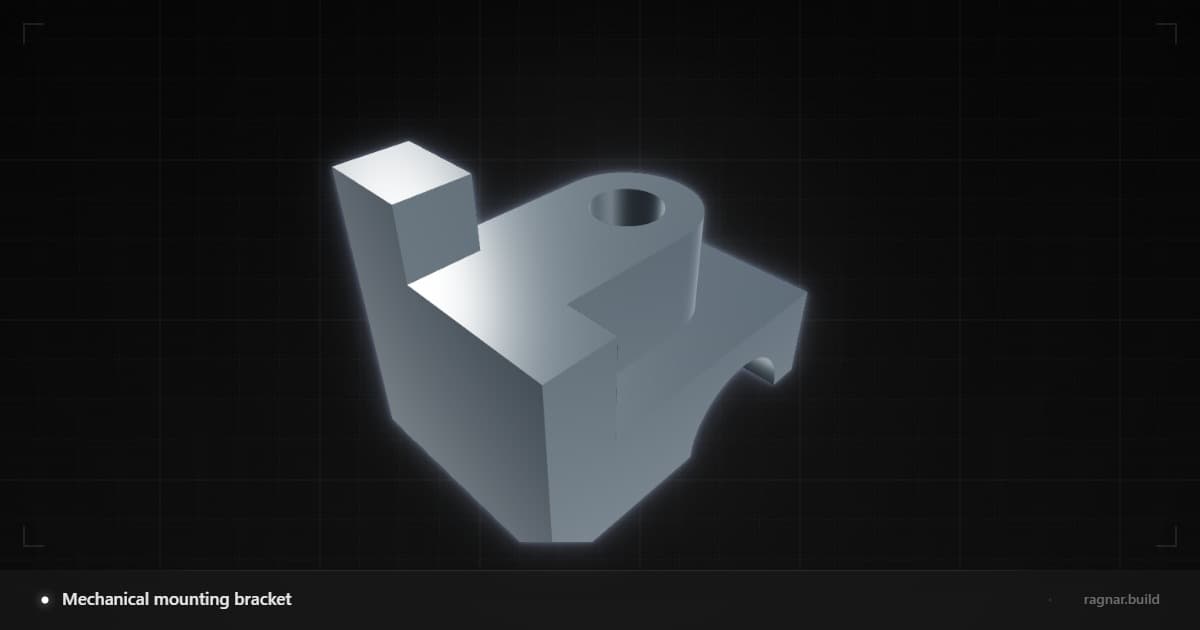 Mechanical mounting bracket