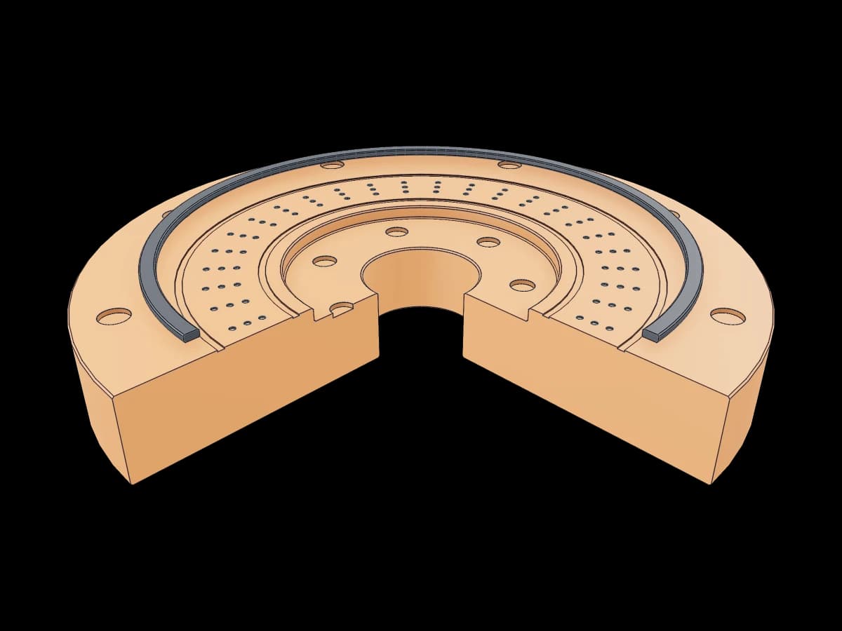 Rocket Injector Plate Model
