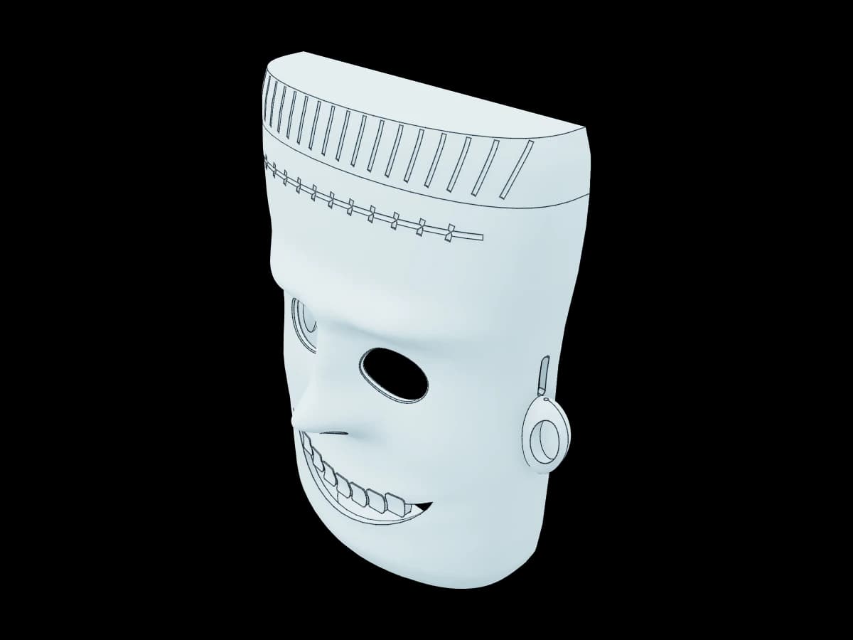 Frankenstein Face Mask