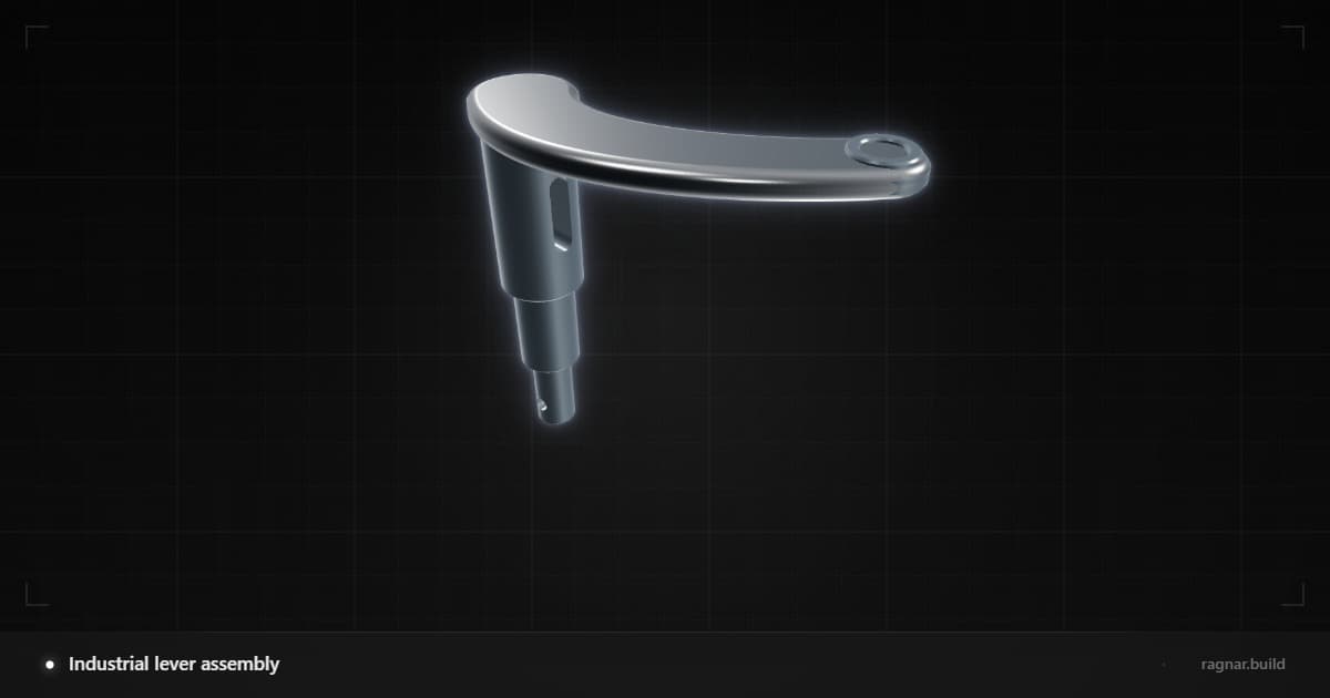 Industrial lever assembly
