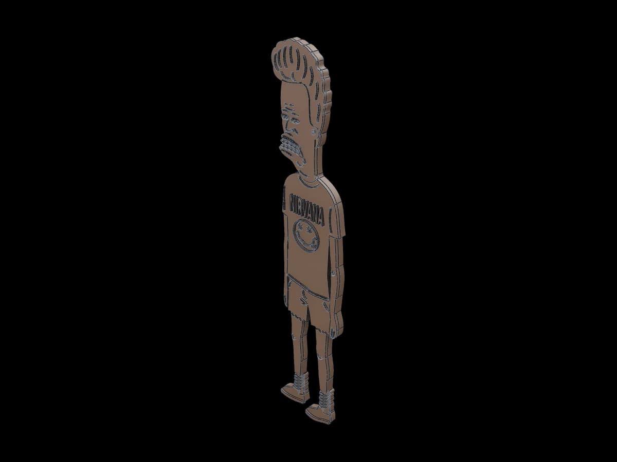 Character Silhouette Relief