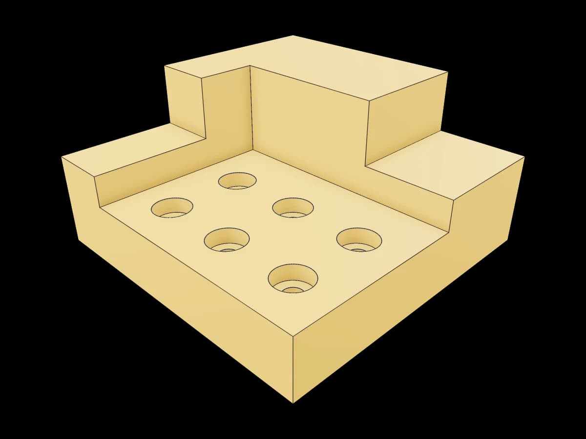 Six Hole Base Plate