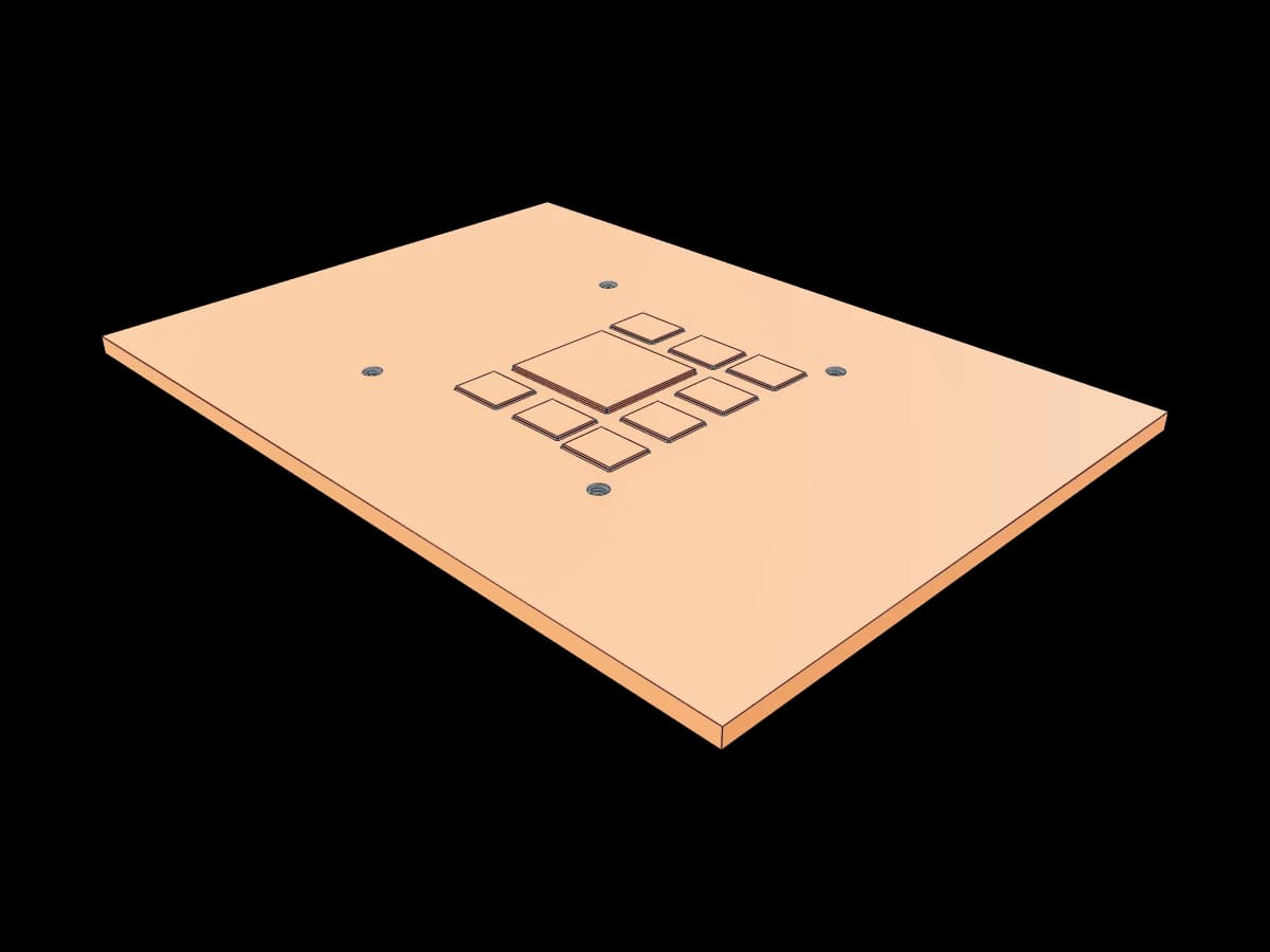 Copper GPU Coldplate