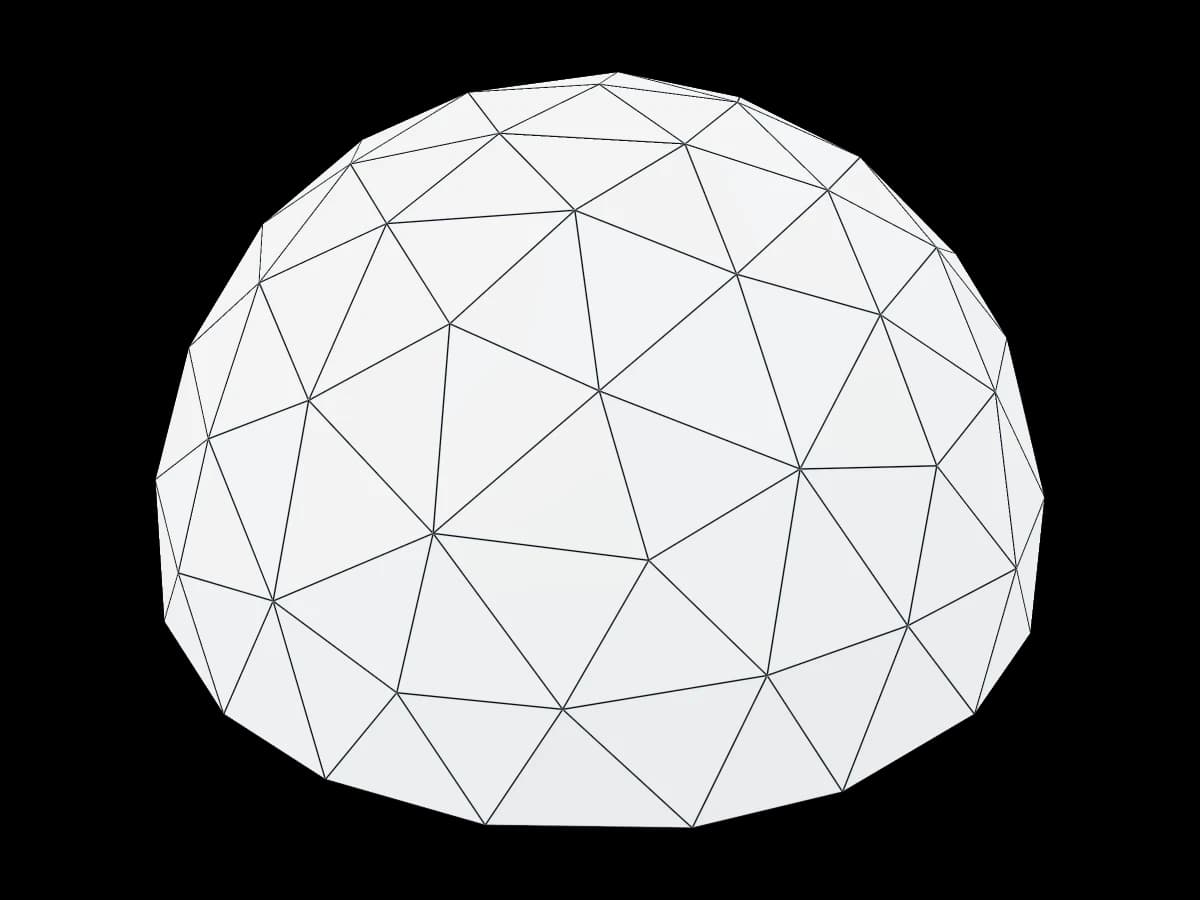 Quasi Random Hemisphere Radome