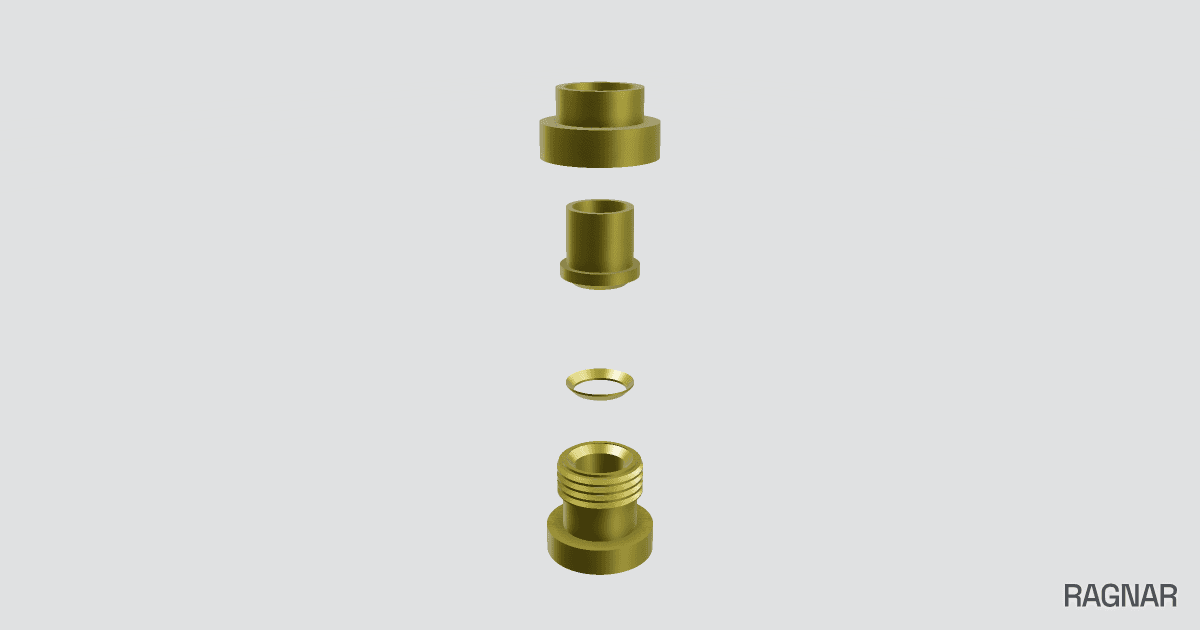 Brass Oxygen Coupling