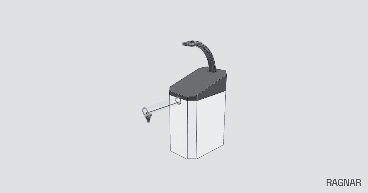 Dual color sauce dispenser